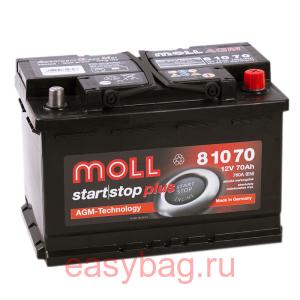  Moll AGM Start-Stop 70   13302
