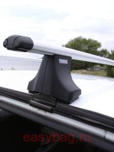 Багажники на крышу Thule для Mazda BT- 50 с аэродинамичной поперечиной