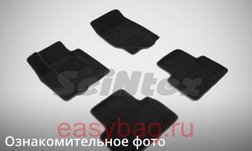 3D коврики seintex для Kia Sorento черные 2013-…