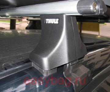 Купить багажник Thule для Volvo S 80 (II) седан с гладкой крышей с аэродинамичной поперечиной