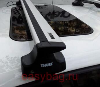 Автобагажник на крышу THULE Wingbar (в форме крыла) с аэродинамическими дугами для AUDI A3, 3-dr Hatchback (754х961х1038)