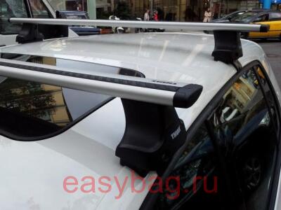 Автобагажник на крышу THULE Wingbar (в форме крыла) с аэродинамическими дугами для AUDI A1, 5-dr Hatchback (754х961х1686)