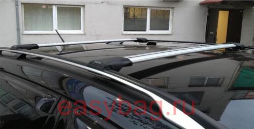 Багажники Fico pro R46 (Фико) серебристый для Seat Alhambra II, 5 door estate 2010-... (на рейлинги)