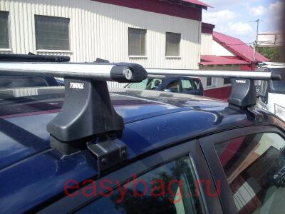 Багажник на крышу Thule для Toyota Altezza 4-дверн., с аэродинамичными поперечинами