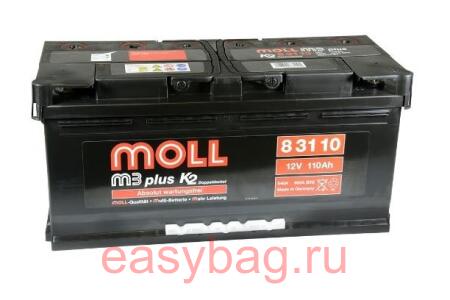   () MOLL M3plus K2 12V-110Ah R   393/175/190