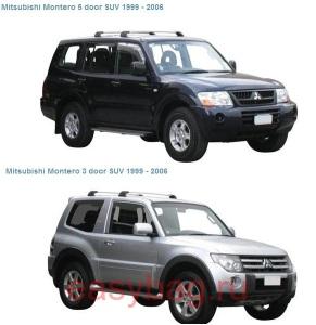 Багажники PRORACK Whispbar (Прорак) для Mitsubishi Montero, 3/5 door SUV (S6 х K 322)