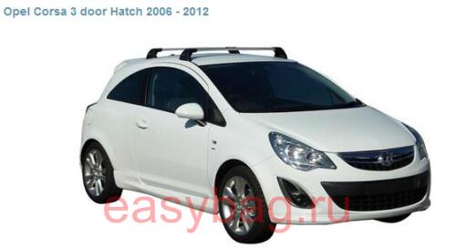 �������� Whipsbar ��� Opel Corsa D, 3 ��. ������� (S24 � K 622)