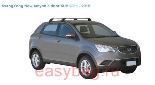 Багажник whispbar для SsangYong New Actyon, 5 -дв. SUV (S6 х K 574)