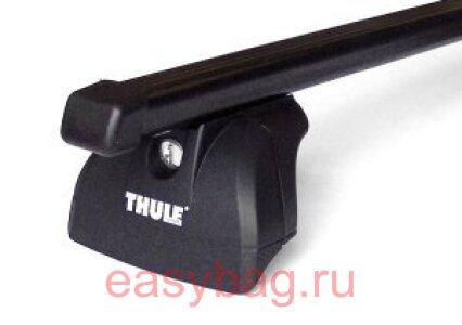 Багажник на интегрированные рейлинги THULE squarebar со стальной прямоугольной поперечиной для AUDI Q5, 5-dr SUV  Flush Railling (753 х 761 х 4002)