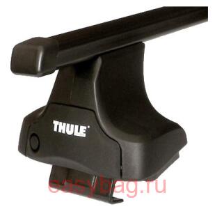 Багажник на крышу THULE squarebar с стальной прямоугольной поперечиной для AUDI 5000, 4-dr Sedan (754х761х1001)