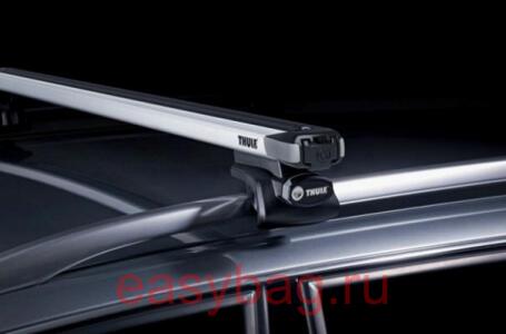 Купить багажник на рейлинги THULE Slidebar с выдвижными аэродинамическими дугами для AUDI A6 Avant, 5-dr Estate Railling (757х891)