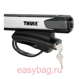 Купить багажник на рейлинги THULE Slidebar с выдвижными аэродинамическими дугами для BMW X6, 5-dr SUV (E71) Railing (775 х 891)