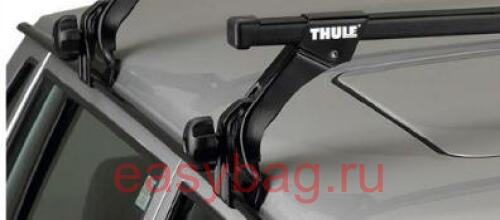 Багажник на водостоки THULE squarebar с стальной прямоугольной поперечиной для AUDI Coupe, 3-dr Coupe (951х761)