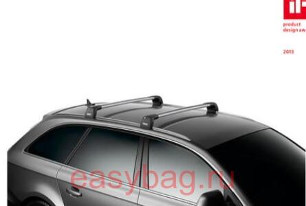 Багажник на низкие рейлинги Thule wingbar edge Ford Edge (9595*4047)