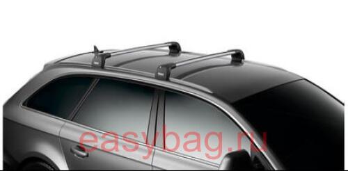 Багажник на крышу для Opel Mokka с рейлингами заподлицо (Опель МОККА) THULE Wingbar Edge (9591х4032)