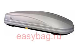 Бокс автомобильный Магнум 580 (серый, тиснение карбон) (2200х840х450) Быстросъём ED5-071B