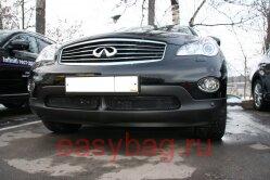 Рамка для защиты радиатора Infiniti QX50 (2014-) в комплект входит 2 части