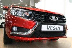 Рамка для защиты радиатора Lada Vesta 2015-… (Meshmsk сетка)